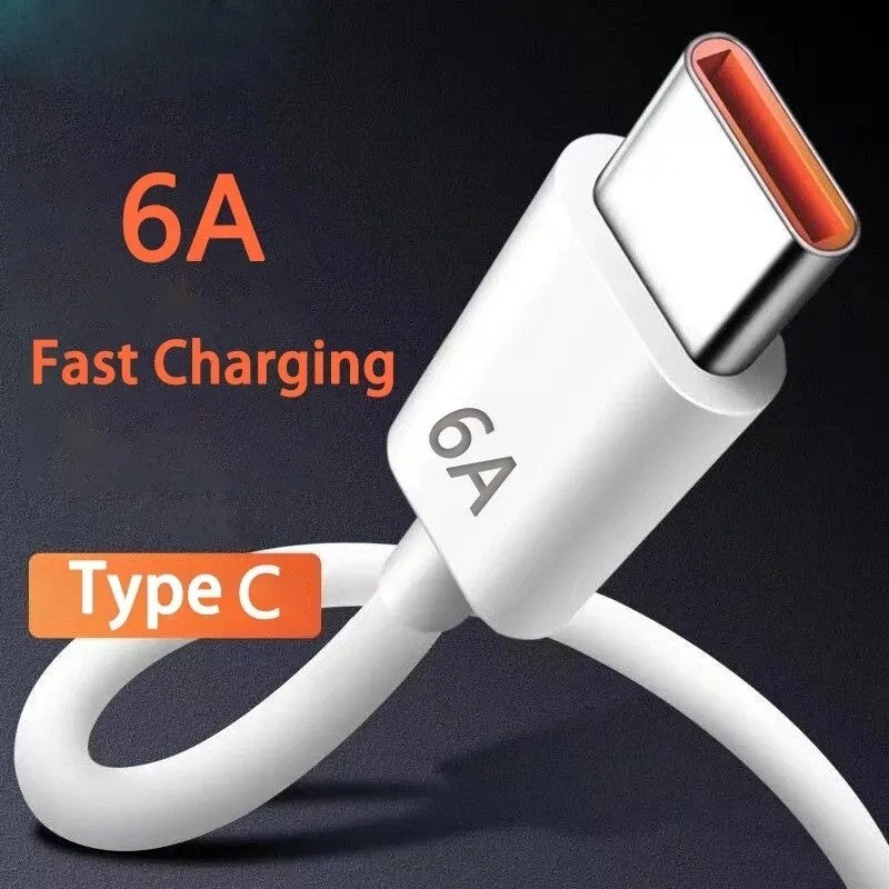 Xiaomi-Carregador Turbo Original, Carregamento Rápido, Cabo Tipo C, 6A, Mi 10T,