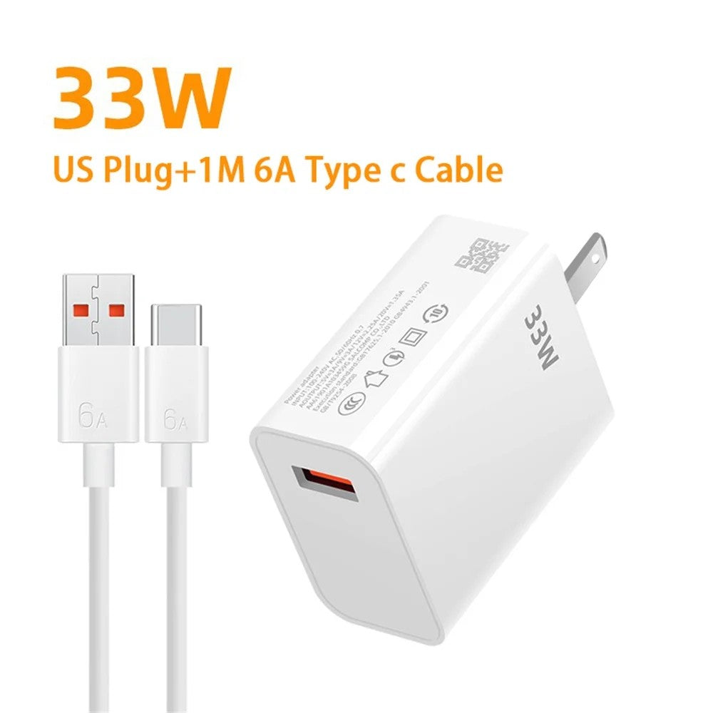 Xiaomi-Carregador Turbo Original, Carregamento Rápido, Cabo Tipo C, 6A, Mi 10T,