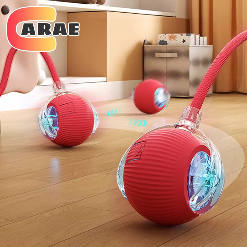 Brinquedo Interativo para Gatos com Sensor e Cauda | Bola Inteligente Recarregável USB