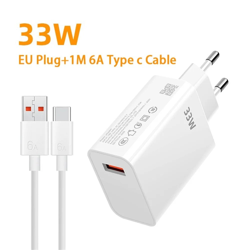 Xiaomi-Carregador Turbo Original, Carregamento Rápido, Cabo Tipo C, 6A, Mi 10T,