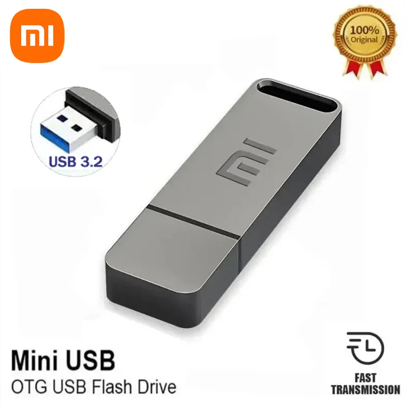 Pen Drive SSD Xiaomi 16TB USB 3.2 Tipo-C – Alta Velocidade, Resistente à Água e Ultra Compacto