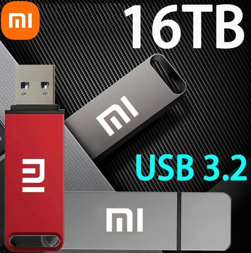Pen Drive SSD Xiaomi 16TB USB 3.2 Tipo-C – Alta Velocidade, Resistente à Água e Ultra Compacto