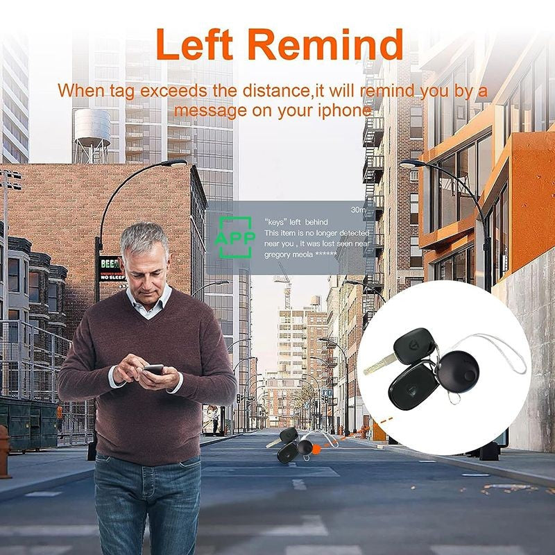 Mini Bluetooth Bagagem Tracker, Tag inteligente, novo Locator Item para bagagem