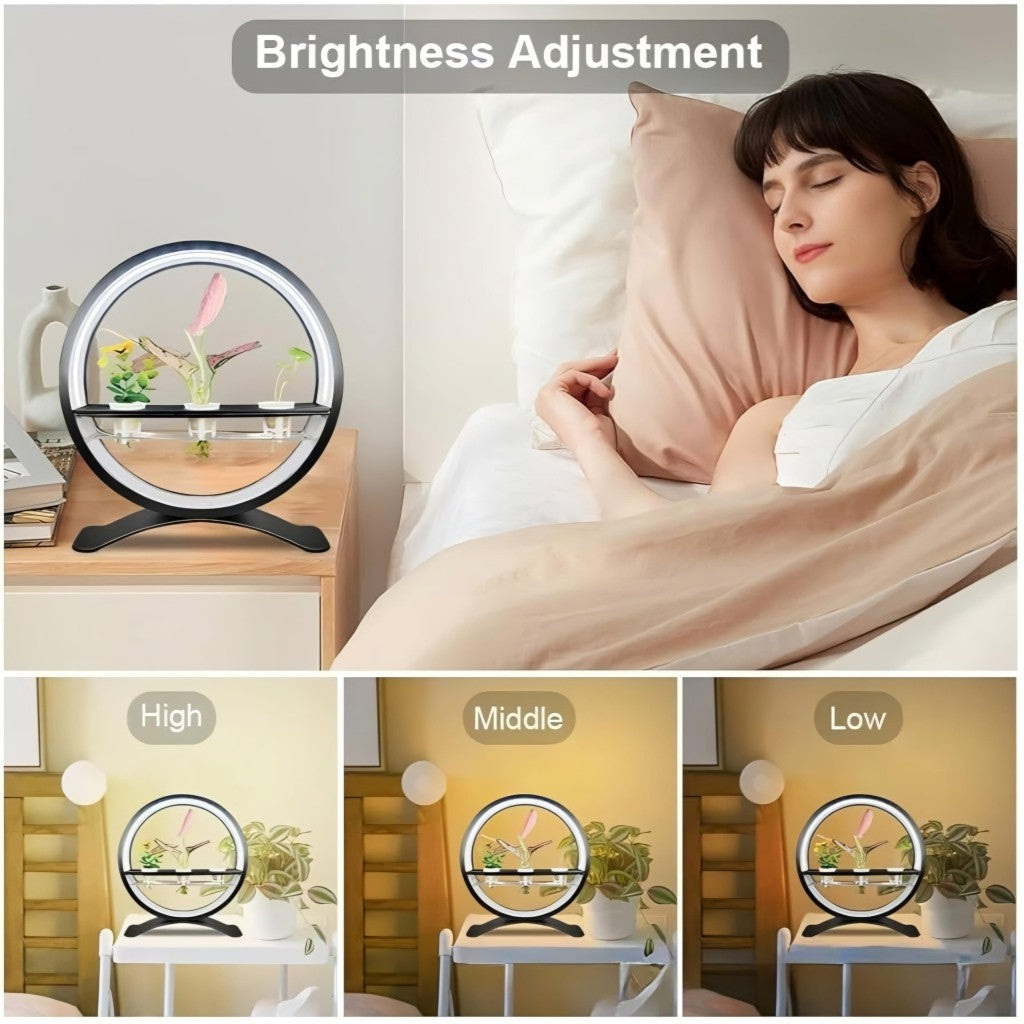 Luminária de Mesa com Suporte para Plantas LED Tomate MDL-004