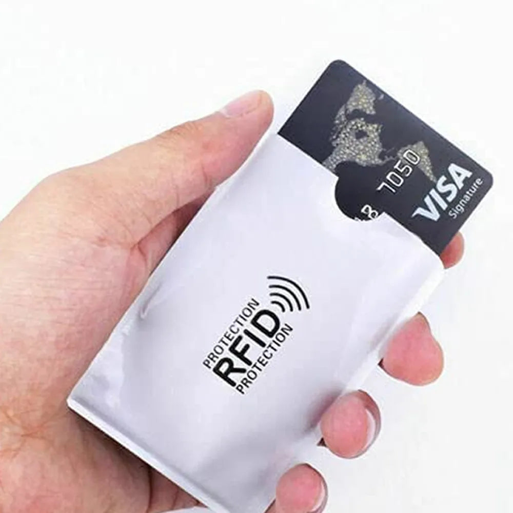 Capa Protetora Bloqueadora de Sinal NFC RFID para Cartões Contactless – Metal