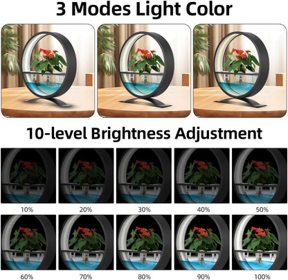 Luminária de Mesa com Suporte para Plantas LED Tomate MDL-004